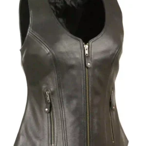 Lucille Milwaukee Leather Vest Women
