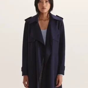 Lucy Lawless My Life is Murder S04 Long Coat