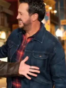 Luke Bryan American Idol S22 Blue Denim Jacket