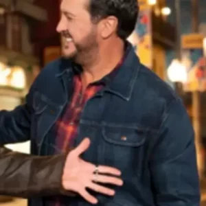 Luke Bryan American Idol S22 Blue Denim Jacket