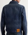 Luke Bryan American Idol S22 Blue Denim Jacket Back