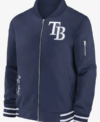 MLB Tampa Bay Rays Blue Bomber Jacket