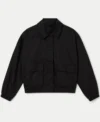 Mable Black Parachute Jacket On Sale 