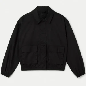 Mable Black Parachute Jacket On Sale 