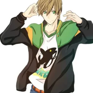 Makoto Tachibana Satin Varsity Jacket