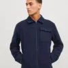 Marcus Payne Hudson and Rex S06 Wool Zip Up Shacket