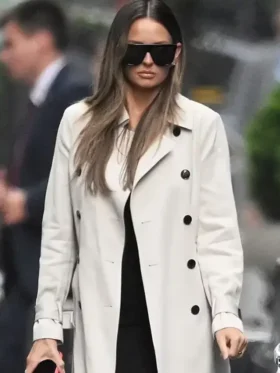 Margo Martin 2024 White Trench Coat