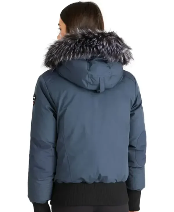 Marina Squerciati Chicago Fire Fur Hooded Jacket