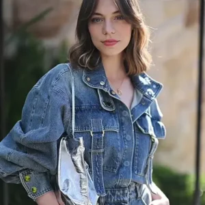 Marlo Kelly Netflix 3 Body Problem 2024 Double Denim Jacket For Sale