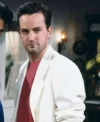 Matthew Perry Friends White Blazer For Men