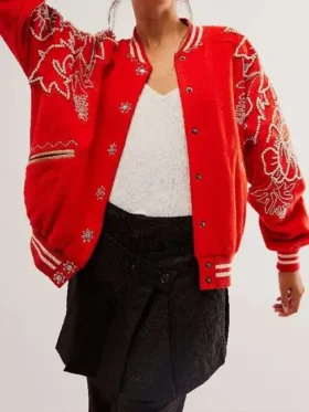 Men And Women Hudson and Rex S06 Floral Bomber Jacket