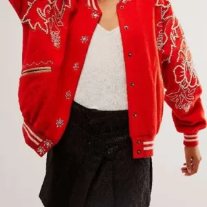 Men And Women Hudson and Rex S06 Floral Bomber Jacket 