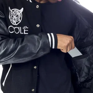 Mens Dollar and a Dream Born Sinner J Cole Varsity Jacket