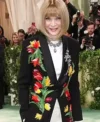 Met Gala 2024 Anna Wintour Colorful Floral Long Coat