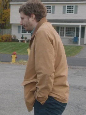 Michael Cera The Adults Brown Jacket