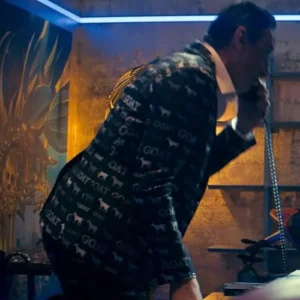 Michael Epp The Beekeeper 2024 GOAT Text Graphic Suit