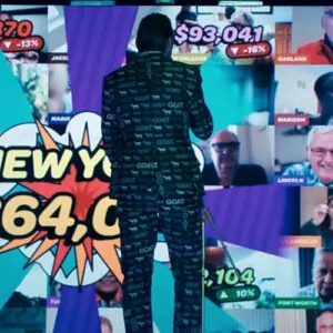 Michael Epp The Beekeeper 2024 GOAT Text Graphic Suit Backside