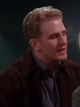 Michael Rapaport Friends Brown Suede Jacket For Sale