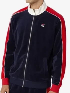 Milos Vukicevic NCIS Hawaii S03 Blue Track Jacket For Men