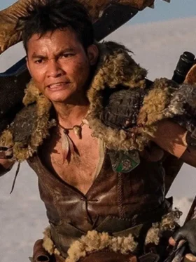 Monster Hunter The Hunter Brown Leather Vest