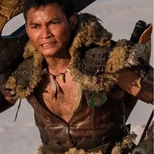 Monster Hunter The Hunter Brown Leather Vest