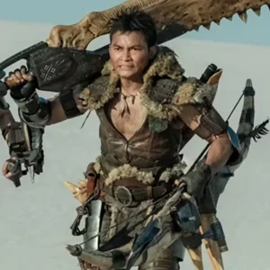 Monster Hunter The Hunter Brown Leather Vests