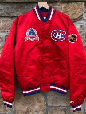 Montreal Canadiens 1993 Stanley Cup Satin Jacket