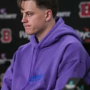 NFL Cincinnati Bengals Joe Burrow Purple Hoodie