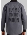 Nasa Fly Me to the Moon Bomber Jacket Backside