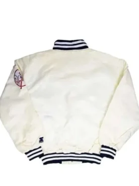 New York Yankees 90s White Varsity Jacket