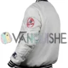 New York Yankees 90s White Varsity Jacket left back
