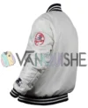 New York Yankees 90s White Varsity Jacket left back