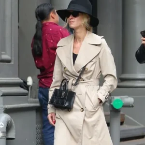 Nicky Hilton NYC Beige Trench Coat