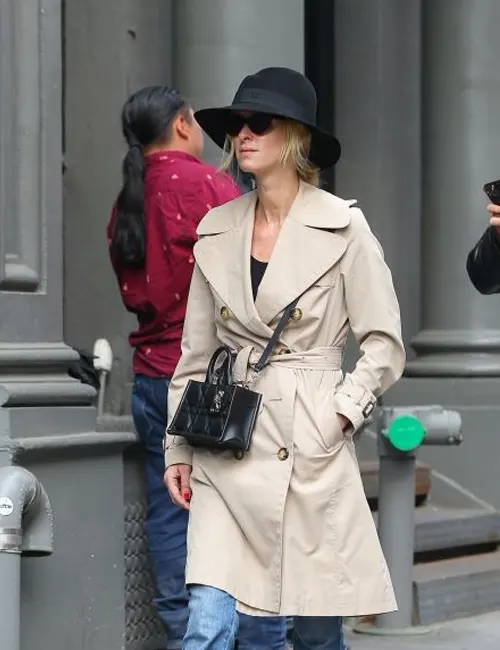 Nicky Hilton NYC Beige Trench Coat