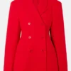 Nicola Coughlan Bridgerton Red Double breasted Blazer