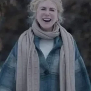 Nine Per­fect Strangers Nicole Kid­man Plaid Coat