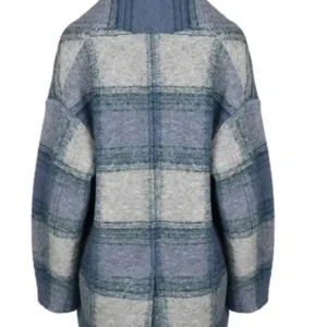 Nine Per­fect Strangers Nicole Kid­man Plaid Coat Back