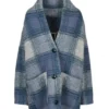Nine Per­fect Strangers Nicole Kid­man Plaid Coat For Sale