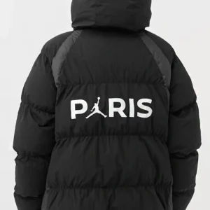Order Jordan X Paris Saint Germain Black Puffer Jacket