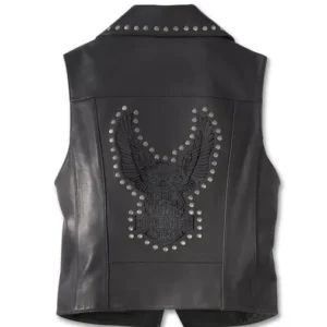 Patricia Studded Leather Vest On Sale