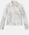 Poppy Hayes Elsbeth 2024 White Printed Jacket