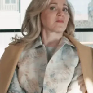 Poppy Hayes Elsbeth 2024 White Printed Jacket For Women