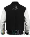 Providence College Friars 90s Black Wool Varsity Jacket B
