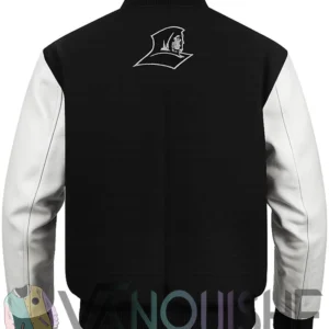 Providence College Friars 90s Black Wool Varsity Jacket B
