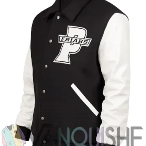 Providence College Friars 90s Black Wool Varsity Jacket L