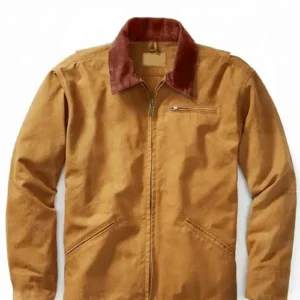 Reacher Alan Ritchson Brown Cotton Jacket