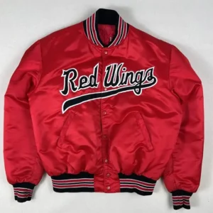 Rochester Red Wings Baseball Red Varsity Jacket