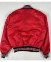 Rochester Red Wings Baseball Red Varsity Jacket Back