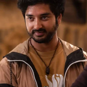 Rohan Mirchandaney La Brea Beige And Black Track Jacket