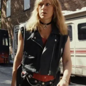 Ruby Ruin Poker Face 2023 Black Biker Vest